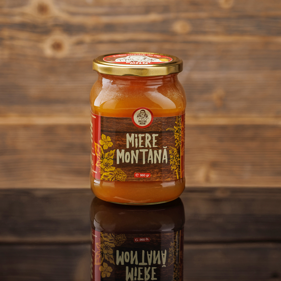 Miere montană din poieni Carpatine - Harghita 960g