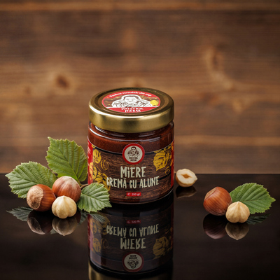 Specialitate Tartinabilă Cu Miere și Alune De Pădure - 250g